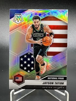 2020-21 Panini Mosaic - National Pride Jayson Tatum #254 Silver Prizm - Image 1 of 2