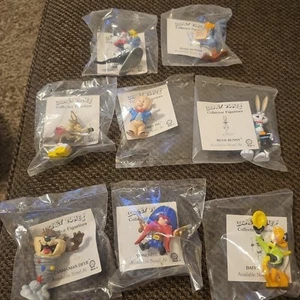 1990 Looney Tunes Figures Shell Oil Collector Complete Set of 8 PVC Figures New! - Picture 1 of 11