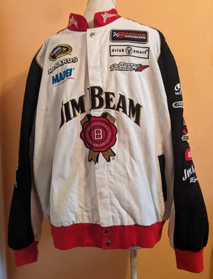 Chaqueta JH Design Robby Gordon Jim Bean Botón FIRMADA Para Hombre Talla 2XL De Colección Foto 1 de 4