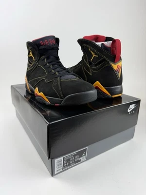 Nike Air Jordan 7 Retro Citrus Negro Rojo Universitario (CU9307-081) Hombres Talla 13 Foto 1 de 4