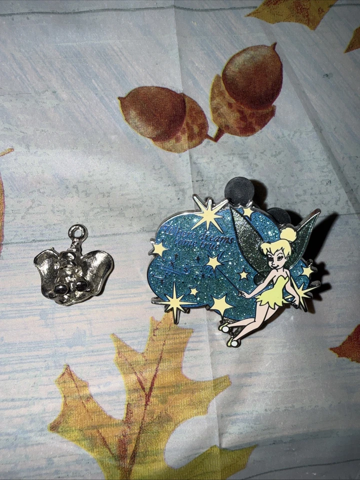 Булавка Disney Tinkerbell и подвеска Дамбо - Изображение 1 из 3