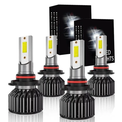 Kit de 4 bombillas faros LED haz alto/bajo 9005 9006 para Ferrari F40 1990-1992 Foto 1 de 4