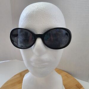 Oliver Peoples Blithe Glossy Black Dark Gray Sunglasses 55-18 135