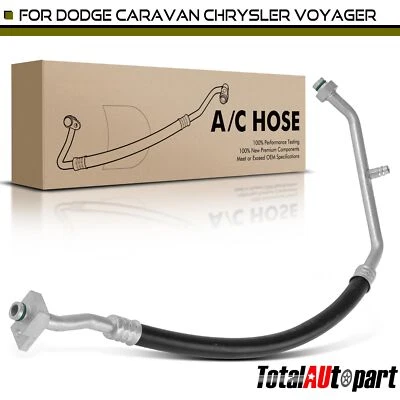 Manguera de línea de succión de refrigerador de aire acondicionado para Dodge Caravan 01-07 2,4 L Chrysler Voyager Foto 1 de 4
