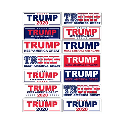 Trump 2020 R/C 1/10th Scale Bumper Sticker Decal Body Crawler Sheet 1:10 RC  - Image 1 of 2