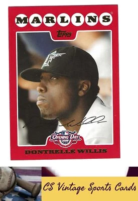 2008 Topps Opening Day #164 Dontrelle Willis - Image 1 of 2