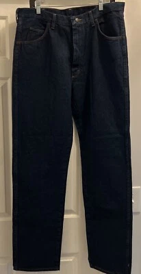 RUSTLER 36 X 34 Heavy Weight Regular Fit Classic Dark Wash  Mens Jeans NWT - Image 1 of 4