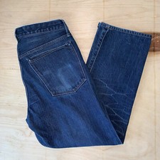 Earnest Sewn Patriot Fulton #53 Straight Leg Selvedge Denim Blue Jean Sz 35X28