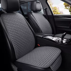 2pcs Car Front Seat Cushion Covers Chair Protector Mat Pad For Auto Accessories - Picture 1 of 17