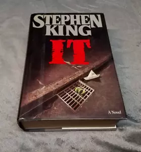 Stephen King IT a Novel Hardcover DJ Viking 1986 4th Print 22.95 price on cover - Imagen 1 de 9