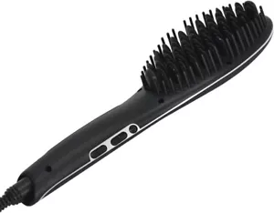 Soleil Heat Brush 2.0 Vinyl gewölbte Borsten in schwarz - Bild 1 von 12