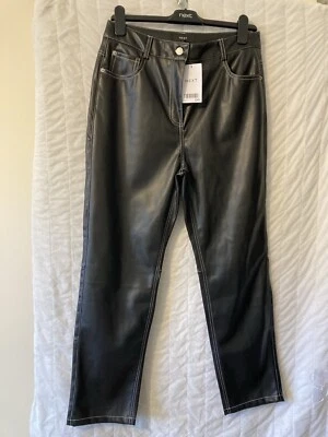 Next Faux Leather Short Trousers Size 10 Regular BNWT RRP £40 - Image 1 of 4