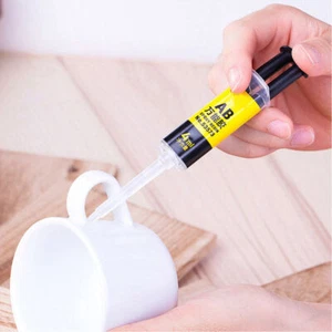 Epoxy Resin AB Glue Super Strong Adhesive Repair Glue For Glass Ceramics Plastic - Picture 1 of 15