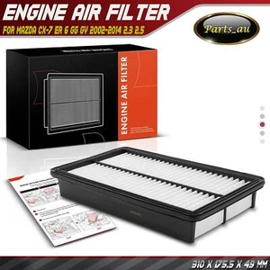 1x Engine Air Filter for Mazda CX-7 ER 6 GG GY 2002-2014 2.3L 2.5L L3-VDT L5-VE - Picture 1 of 8