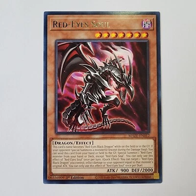 red-eyes soul - MAZE-EN012 - Rare - NM/VLP - 1st ed - Yugioh - Image 1 of 2