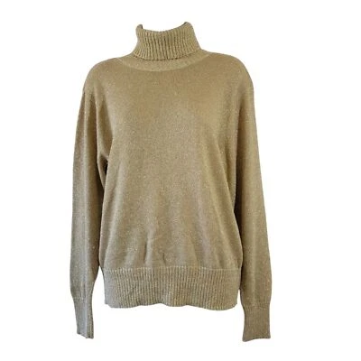 Suéter Top Cuello Alto Metálico Dorado Westbound Talla S Minimalista Noche Fiesta Foto 1 de 4