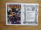 1991 MARVEL 1ST COVERS HERCULES # 1 CARD SIGNED BOB LAYTON, WITH POA