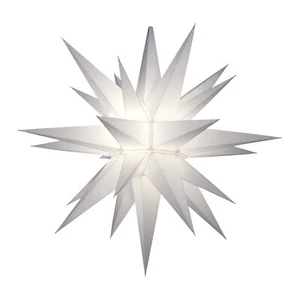 Keystone Holiday Outdoor 21" Prelit LED Christmas Holiday Star, White - Picture 1 of 9