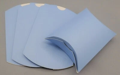 11,5x7cm Geschenkbox Pillowbox Schachtel rechteckig babyblau 1-50 Stück SB 948 - Bild 1 von 3