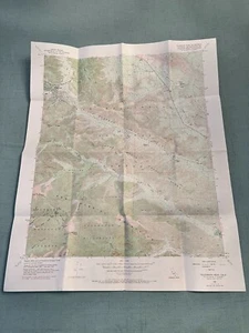 Vintage 1956 Topographic Topo Map Telegraph Peak CA US Geological Survey - Picture 1 of 6
