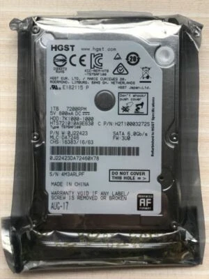 HGST 1TB 7200PRM HTS721010A9E630 32MB SATA 2.5" 6Gb/s HDD Hard Drive For PS3 PS4 - Image 1 of 2