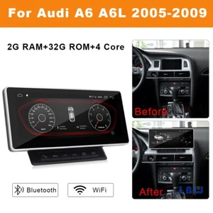 Android Car GPS Touch Screen Head Units For Audi A6 A6L C6 4F 2005-2009 2+32G - Picture 1 of 12