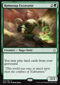 MTG RAMUNAP EXCAVATOR EXC - DISSOTTERRATRICE DI RAMUNAP - HOU - MAGIC - Picture 1 of 1