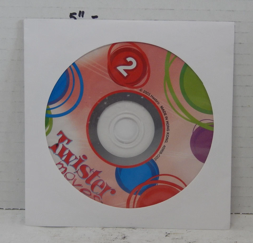 MB Milton Bradley Twister Moves jogo de tabuleiro disco de substituição 2 - Imagem 1 de 1