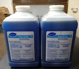 Diversey Virex II 256 Disinfectant Cleaner 2-2.5L Exp 03/31/23 - Picture 1 of 5