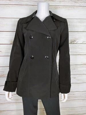 Croft & Barrow Womens Jacket Peacoat Size S Black Pockets Long Sleeve Mid-Length - Image 1 of 4