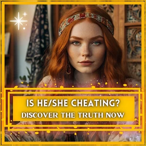 Est-ce qu'il/elle triche ? Lecture de tarot d'amour, lecture de triche psychique, lecture de tarot - Photo 1 sur 24