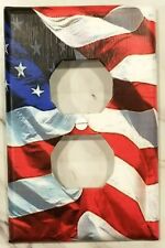 American Flag - Outlet Cover Plate - Larger Size 