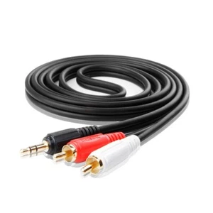 1m RCA male to 3.5mm male cable gold plated premium - Picture 1 of 1