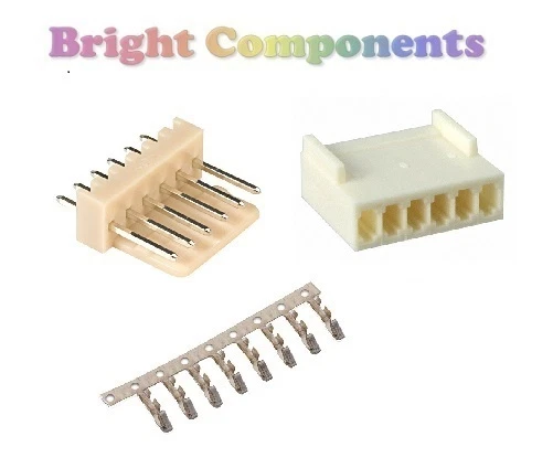 5x 6-Way 2.54mm / 0.1" PCB Connector Kit (Molex KK Style) - UK Seller