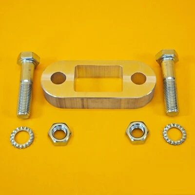 Extensión espaciadora de bolas de barra de remolque + pernos y tuercas de 70 mm bloque remolque caravana Reino Unido Foto 1 de 4
