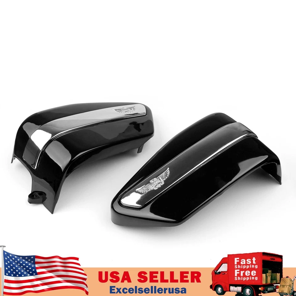 Black Battery Cover Side For Honda Rebel CA250 1995-2014 1996 1997 1998 2012 USA - Image 1 of 4
