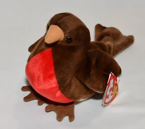 NEW! TY Beanie Babies - Early - Robin Bird - DOB 3-20-97 - 1997 (Fast Shipping!) - Picture 1 of 7