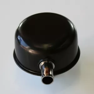 Valve Cover Breather Cap Black Push In 1"(25mm) Neck with 13.6mm Side Tube - Picture 1 of 3
