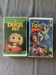 Disney VHS Tapes Set of 2 Classics “ A Bugs Life” And The Iconic “ Toy Story” - Picture 1 of 4