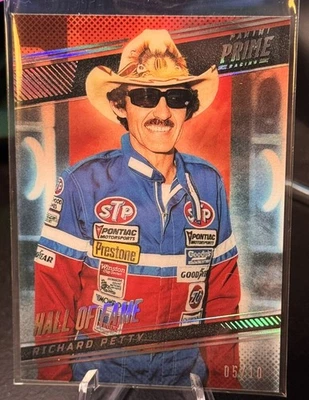 2023 Panini Prime Hall Of Fame Richard Petty Holo Silver 05/10 - Image 1 of 3