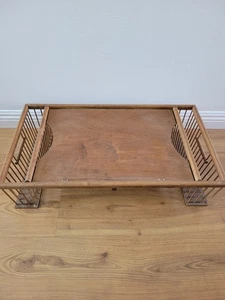 Vintage Ronel Company Wooden Bed Tray w/Adjustable Top - Picture 1 of 13