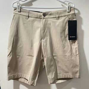 "Corto Lululemon Commission Clásico 9"" Warpstreme Talla 31 Trench TRNH Hombres Beige" - Imagen 1 de 8