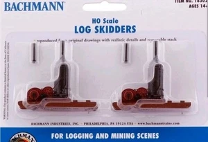 Bachmann HO Scale Log Skidders Set Of 2 For Logging And Mining Scenes #18302 - Picture 1 of 2