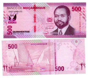 MOZAMBIQUE BILLET 500 METICAIS 2024 NEW Nouveau S. MACHEL NEUF UNC - Imagen 1 de 1