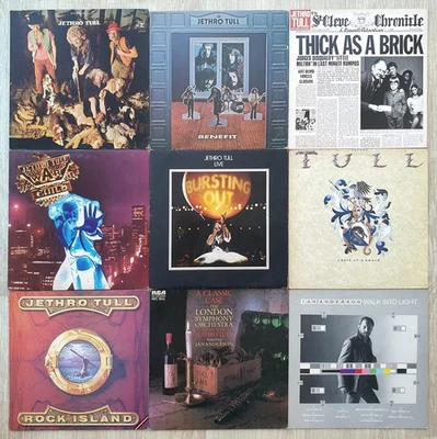 Jethro Tull Lot of 9 LP Ian Anderson Foto 1 de 4