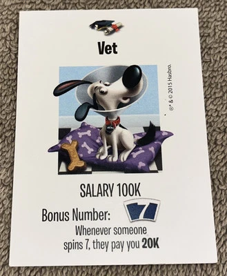 2015 Game Of Life College Card - Vet - Image 1 of 4