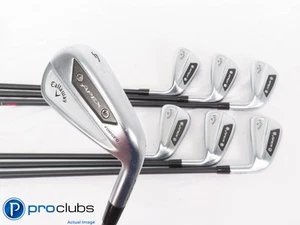 Nice Callaway '24 APEX Ai300 4-PW IRON SET -KBS 75 Regular+ Flex Graphite 438607 - Picture 1 of 6