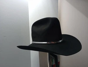 Resistol Western Cowboy Hat Oval 4X Beaver 7-1/8 Self Conforming Vintage Classic - Picture 1 of 23