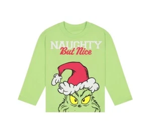 New Dr. Seuss' The Grinch Christmas Toddler Unisex Long Sleeve T-Shirt Size 4T - Picture 1 of 4