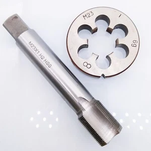 Tap & Die Set HSS M23 x 1mm Tap & M23 x 1mm Die Metric Thread Right Hand - Picture 1 of 4